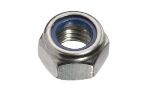 Krafter Sechskantmuttern selbstsichernd M10 DIN 985 A2 Edelstahl rostfrei 2 ST