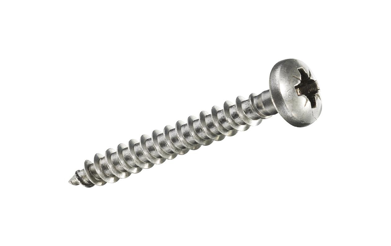 Krafter Spanplattenschrauben Pan Head Pozidrive 6,0x 40 mm A2 Edelstahl rf 4 ST