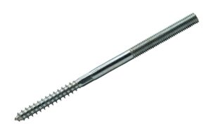 Krafter Stockschrauben M 8x140 mm Stahl blau verzinkt 2 ST