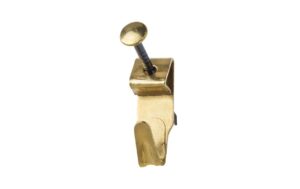 Krafter Wandhaken Hansafix Gr. 0 18 mm Stahl vermessingt 10 ST