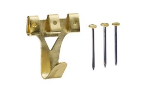 FTM Krafter Wandhaken Hansafix Gr. 4 34 mm Stahl vermessingt 3 ST kaufen | Mediatech.ch