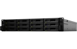 Synology RX1222sas 12-bay Expansionseinheit Kompatibel mit 2.5/3.5 HDD/SSD, SAS/SATA