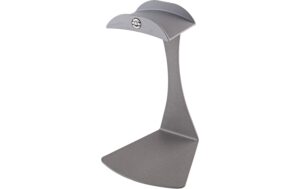 K&M 16075 Kopfhörer Tischstativ Grau basaltgrau, gummierte Auflage