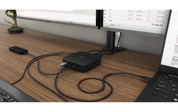 1293531_5 - Mediatech i-tec USB-C Dock Dual Display MST 1x DP 1x HDMI 1x GLAN 3x USB 3.0