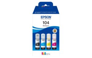 1294044 - Mediatech Tinte Epson ECOTANK 104 C13T00P640 4er-Pack Schwarz, Gelb, Cyan, Magenta kaufen Schweiz | Mediatech.ch