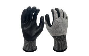 FTM Arbeitshandschuh Grösse 10/XL, schwarz-weiss, schnittfest