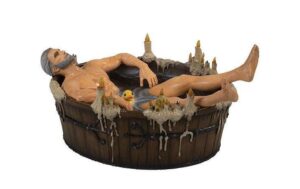 Witcher 3: Wild Hunt, Geralt in Badewanne 9cm, PVC-Figur