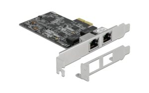 Delock PCI-Express x2 Karte auf 2x RJ45 2.5 Gigabit LAN RTL8125 kaufen Schweiz | Mediatech.ch
