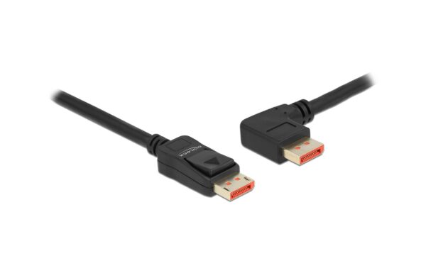 1295554 - Mediatech Delock DisplayPort Stecker/Stecker 90 Grad Links gewinkelt, 8k 60Hz, 1m kaufen Schweiz | Mediatech.ch