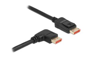 1295564 - Mediatech Delock DisplayPort Stecker/Stecker 90 Grad Rechts gewinkelt, 8k 60Hz, 3m kaufen Schweiz | Mediatech.ch