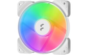 Gehäuselüfter Fractal Asp 12 RGB Weiss 120x120x25mm, 3Pin, 18.3 dB(A)