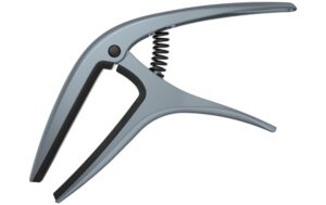 Ernie Ball, 9607, Kapodaster, Blue Steel für E-& Akustikgitarren, Axis Capo