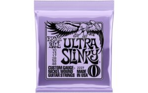 Ernie Ball 2227 Slinky Nickel E-Gitarren Saitensatz, Ultra 10-48