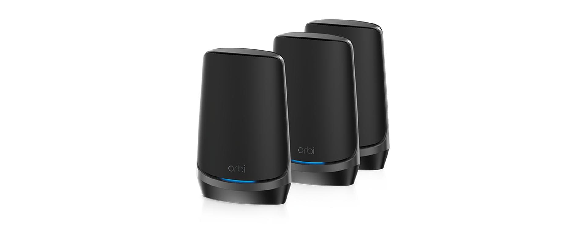 Netgear RBKE963 Orbi Quad-band Mesh schwarz WiFi 6E System 3-Set