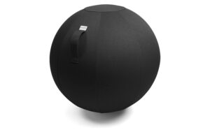 Vluv Leiv Stoff Sitzball Black, Ø 70-75cm