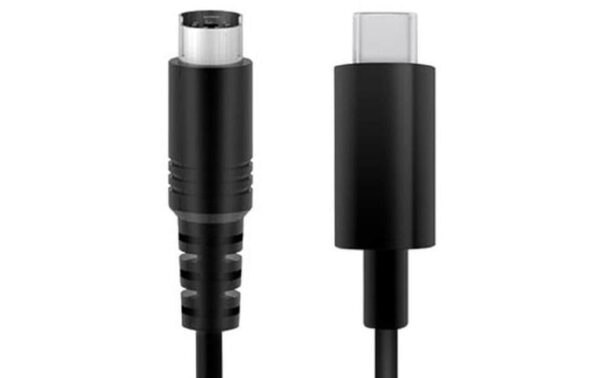 1298438 - Mediatech IK Multimedia USB-C to Mini-DIN cable für iRig HD, Keys, MIDI 2, Pro, Stream kaufen Schweiz | Mediatech.ch