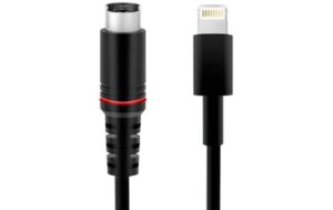 IK Multimedia Lightning to Mini-DIN cable with Charging