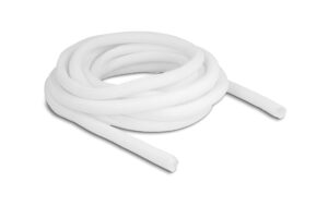 Delock Geflechtschlauch, 5mx13mm, Weiss selbstschliessend,schneidbar,hitzebeständig