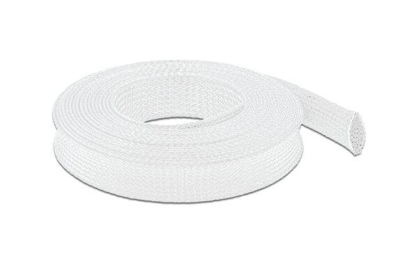 Delock Geflechtschlauch, 10mx25mm Dehnbar, hitzebeständig, Weiss kaufen Schweiz | Mediatech.ch
