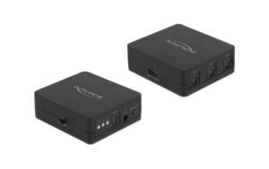 Delock S/PDIF Toslink Switch 3 In 1 Out mit IR-Fernbedienung & USB Stromversorgung