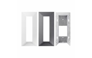 Hanwha SHS-165F UP Halterung für Wandeinbau, inkl. 2 Covers (Grau/weiss)