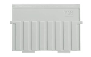 HAN Karteiboxreiter A5 quer grau 21x14.8cm, 5 Stk.