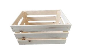 Holz Zollhaus Obstharasse roh Fichte/Tanne,60x40x30cm (LxBxH),FSC Mix 70%