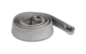 Delock Geflechtschlauch 2mx30mm Reissverschluss, hitzebeständig, Grau
