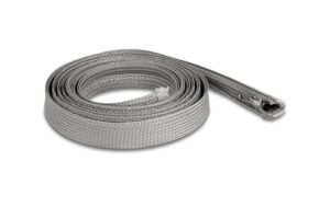 Delock Geflechtschlauch 2mx20mm Reissverschluss, hitzebeständig, Grau kaufen Schweiz | Mediatech.ch