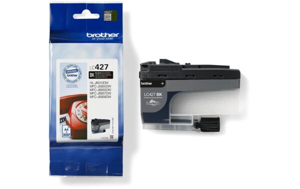 Tinte Brother LC-427BK, Black 3000 Seiten, J5955,J6955,J6957,J6010