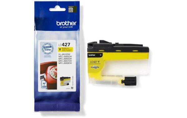 Tinte Brother LC-427Y, Yellow 1'500 Seiten, J5955,J6955,J6957,J6010