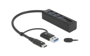 Delock USB 3.2 Hub 63859 3 Port USB 3.2 Gen 1 Hub