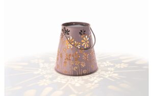 STT Solar Antic Lantern Daisy 1 LED ww, 15x16cm, old rose