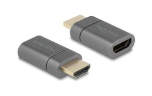 Delock HDMI Adapter Stecker zu Buchse 8K 60Hz Magnetisch