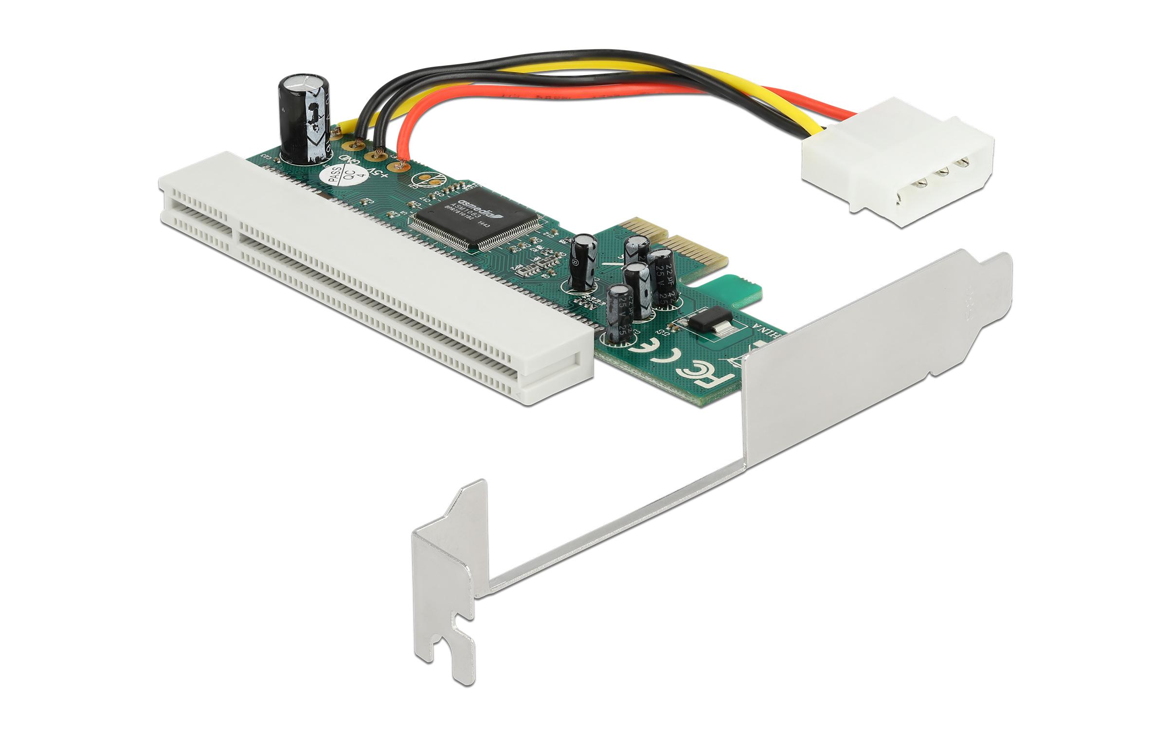 Delock PCI-Express Riserkarte, x1 zu 1x PCI 32 Bit, Chip: Asmedia ASM1083 kaufen Schweiz | Mediatech.ch