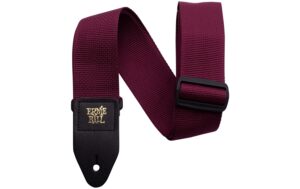 Ernie Ball 4047 Polypro Gitarrengurt, weinrot