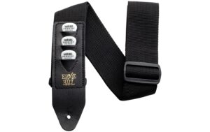Ernie Ball 4039 Polypro, Pickholder Gitarrengurt, schwarz
