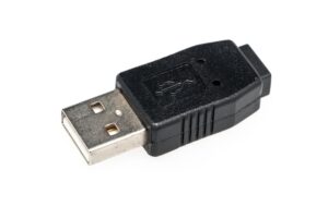 USB Adapter A-Stecker zu Mini-B-Buchse schwarz