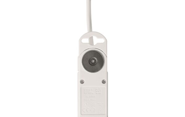 1309821_4 - Mediatech STEFFEN Steckerleiste VARIABL, 8xT13 Mister T, 3m Kabel, weiss, 320°