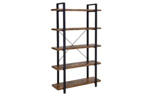 Vasagle Standregal mit 5 Ebenen 105x33.5x177.5 cm, Traglast pro Ebene 30 kg