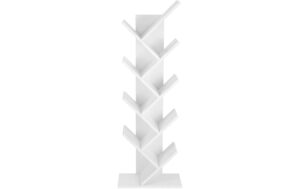 Vasagle Regal Tree, Weiss 50x141.5x25 cm, Traglast pro Ebene 10 kg