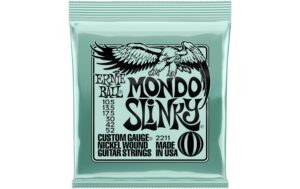 Ernie Ball 2211 Slinky Nickel E-Gitarren Saitensatz, Mondo 10,5-52