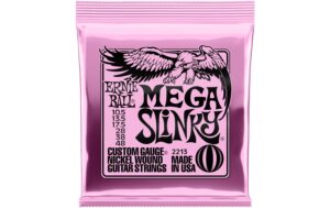 Ernie Ball 2213 Slinky Nickel E-Gitarren Saitensatz, Mega 10,5-48