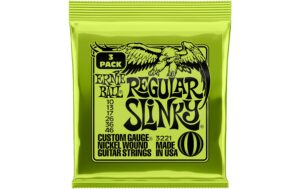 Ernie Ball 3221 Slinky Nickel, 3er Pack E-Gitarren Saitensatz, Regular 10-46 kaufen Schweiz | Mediatech.ch