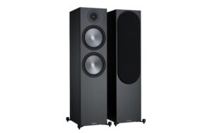 Monitor Audio Bronze 500, Standlautsprecher Paar, Schwarz, 8 Ohm, 200 Watt RMS