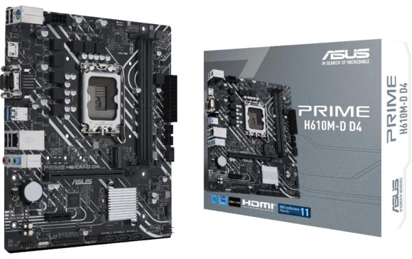 1311309 - Mediatech ASUS PRIME H610M-D D4, mATX LGA1700, 2x DDR4, PCI-E 4.0 kaufen Schweiz | Mediatech.ch