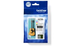 Tinte Brother LC4-21XLY, BKCMY 500 Seiten, J1050, J1140, J1010