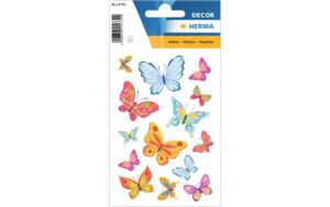 Herma Sticker Schmetterling 2 Blatt, 28 Stickers, selbstklebend