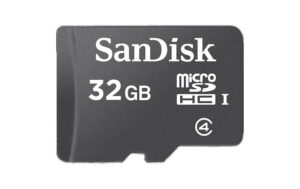 SanDisk microSDHC Card 32GB, Class 4 ohne SD-Adapter