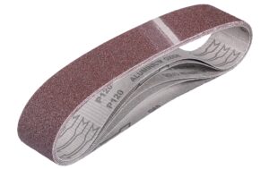 Einhell Schleifband-Set zu Bandschleifer 5 Stk.: 2x60K, 2x80K, 1x120K
